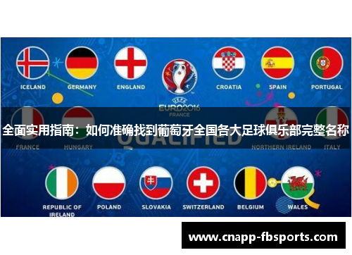 全面实用指南：如何准确找到葡萄牙全国各大足球俱乐部完整名称